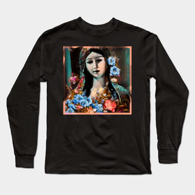 Sulking Saint Long Sleeve T-Shirt by L'Appel du Vide Designs by Danielle Canonico